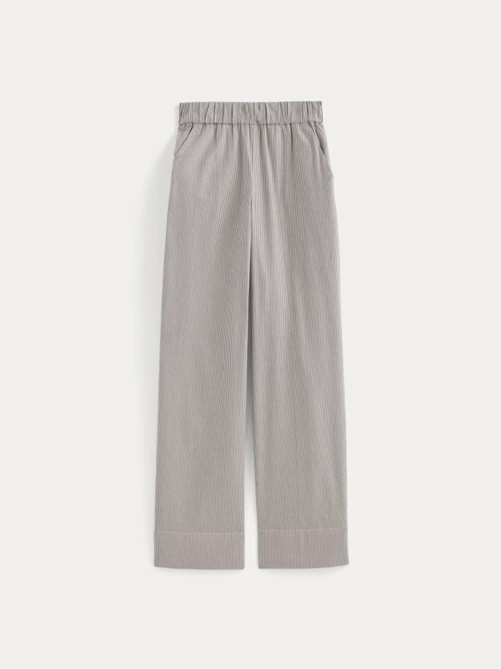 Everlane “Easy Pants” in grey/white stripes